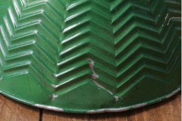 昭和期　使い古された質感がかっこいい!アルミのペンダントライト(天井照明、吊り下げ照明)