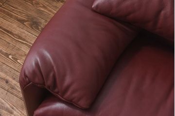 中古　Cassina(カッシーナ)　MARALUNGA(マラルンガ)　本革　FY革　1Pソファ(定価約100万円)