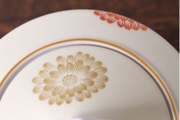 アンティーク雑貨　オールドノリタケ(Noritake、則武、日陶)　花柄と角ばった取っ手が可愛らしいレトロなポット