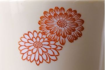 アンティーク雑貨　オールドノリタケ(Noritake、則武、日陶)　花柄と角ばった取っ手が可愛らしいレトロなポット