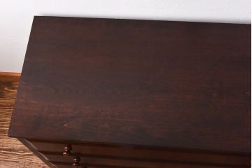 ビンテージ　松本民芸家具　リメイク　品良く仕上げてくれるローチェスト(引き出し、和タンス)