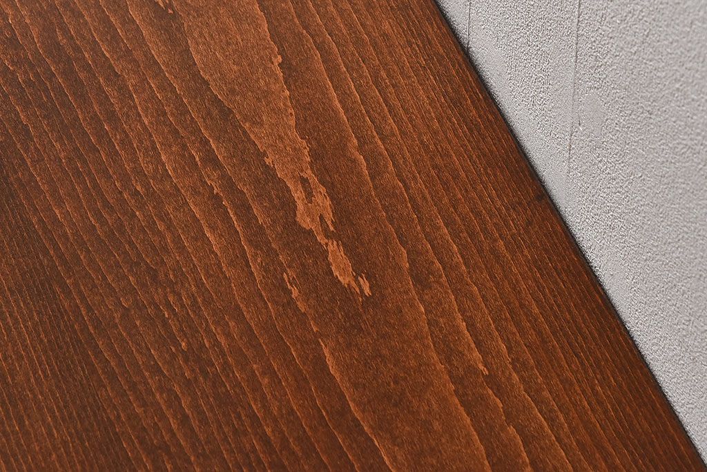 ペイント家具　両面引き出し付き特大ダイニングテーブル(作業台、作業テーブル)