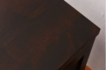 ビンテージ　松本民芸家具　リメイク　脚付きローチェスト(引き出し、和タンス)