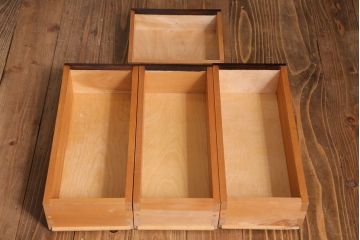 中古　松本民芸家具　シックな雰囲気漂うT型ライティングビューロー(ワークデスク、在宅ワーク、在宅用)(定価約31万円)