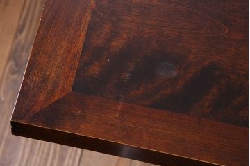 中古　松本民芸家具　シックな雰囲気漂うT型ライティングビューロー(ワークデスク、在宅ワーク、在宅用)(定価約31万円)