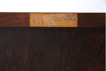 中古　松本民芸家具　シックな雰囲気漂うT型ライティングビューロー(ワークデスク、在宅ワーク、在宅用)(定価約31万円)