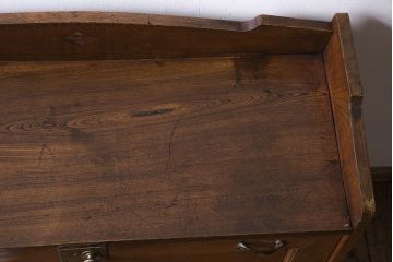 レトロ家具　昭和レトロ　小ぶりで可愛らしいライティングビューロー(デスク、簿記机、在宅ワーク、在宅用子供机)