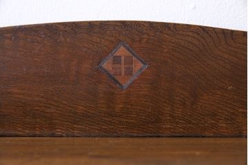 レトロ家具　昭和レトロ　小ぶりで可愛らしいライティングビューロー(デスク、簿記机、在宅ワーク、在宅用子供机)