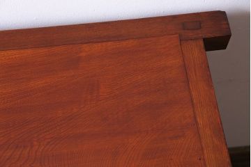 ビンテージ　民芸家具　前面ケヤキ材　米沢車箪笥(時代箪笥)