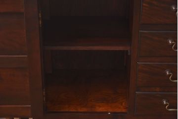 中古　松本民芸家具　A型サイドボード(リビングボード、キャビネット、ローボード)(定価約32万円)(1)