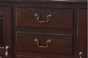 中古　松本民芸家具　A型サイドボード(リビングボード、キャビネット、ローボード)(定価約32万円)(1)