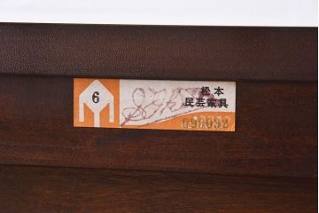 中古　松本民芸家具　C-Ⅱ型サイドボード(リビングボード、キャビネット)(定価約60万5千円)