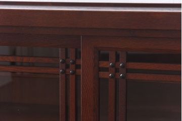 中古　民芸家具　和モダンにぴったりの水屋箪笥サイドボード(収納棚、ローボード)