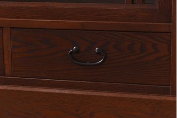 中古　民芸家具　和モダンにぴったりの水屋箪笥サイドボード(収納棚、ローボード)
