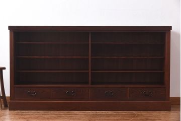 中古　民芸家具　和モダンにぴったりの水屋箪笥サイドボード(収納棚、ローボード)