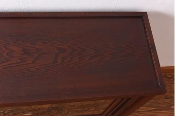 中古　民芸家具　和モダンにぴったりの水屋箪笥サイドボード(収納棚、ローボード)