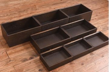 中古　飛騨産業　PROVINCIAL(プロヴィンシャル・プロビンシャル)　特注　古い風格のあるカップボード(食器棚、キャビネット)(定価約78万円)