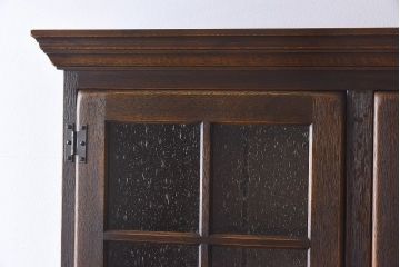 中古　飛騨産業　PROVINCIAL(プロヴィンシャル・プロビンシャル)　特注　古い風格のあるカップボード(食器棚、キャビネット)(定価約78万円)