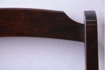 中古　北海道民芸家具　HM620　滑らかな質感が美しいラダーバックチェア(椅子、ダイニングチェア)(2)
