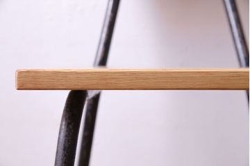 ラフジュ工房オリジナル　ナラ材　シンプルなチェア(椅子、ダイニングチェア)(1)