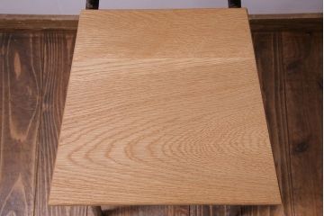 ラフジュ工房オリジナル　ナラ材　シンプルなチェア(椅子、ダイニングチェア)(2)