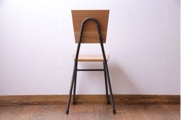 ラフジュ工房オリジナル　ナラ材　シンプルなチェア(椅子、ダイニングチェア)(2)