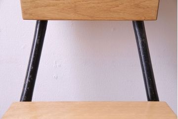 ラフジュ工房オリジナル　ナラ材　シンプルなチェア(椅子、ダイニングチェア)(3)