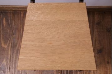 ラフジュ工房オリジナル　ナラ材　シンプルなチェア(椅子、ダイニングチェア)(3)