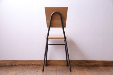 ラフジュ工房オリジナル　ナラ材　シンプルなチェア(椅子、ダイニングチェア)(3)