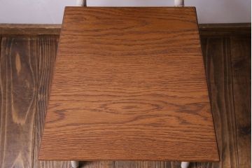 ペイント家具　ナラ材　ナチュラルな雰囲気漂うシンプルなチェア(イス、椅子)(2)