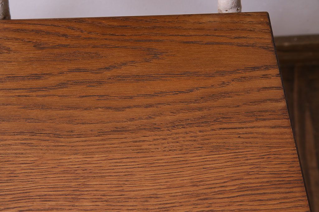 ペイント家具　ナラ材　ナチュラルな雰囲気漂うシンプルなチェア(イス、椅子)(2)