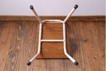 ペイント家具　ナラ材　ナチュラルな雰囲気漂うシンプルなチェア(イス、椅子)(2)