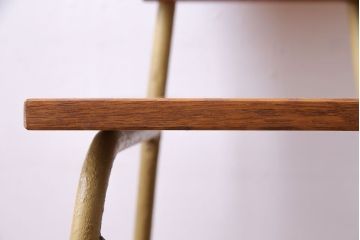 ペイント家具　ナラ材　古いフレームが魅力のシンプルなチェア(イス、椅子)