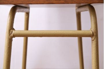 ペイント家具　ナラ材　古いフレームが魅力のシンプルなチェア(イス、椅子)