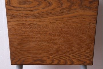 ペイント家具　ナラ材　ナチュラルな雰囲気漂うシンプルなチェア(イス、椅子)(3)