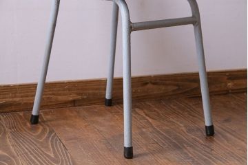 ペイント家具　ナラ材　ナチュラルな雰囲気漂うシンプルなチェア(イス、椅子)(3)