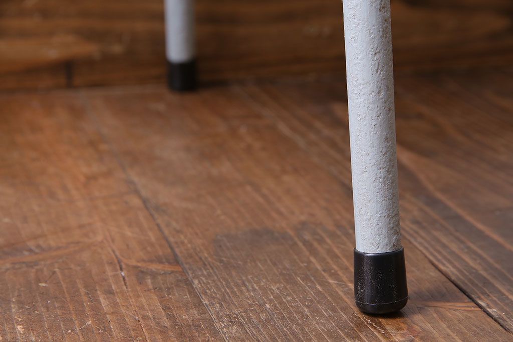 ペイント家具　ナラ材　ナチュラルな雰囲気漂うシンプルなチェア(イス、椅子)(3)