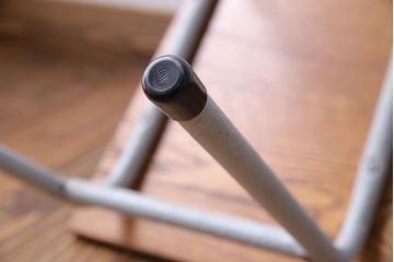 ペイント家具　ナラ材　ナチュラルな雰囲気漂うシンプルなチェア(イス、椅子)(3)