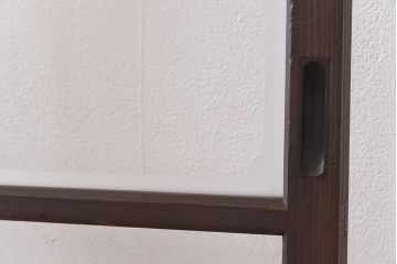 3種類のガラスが味わい深い引き戸(ガラス戸、格子戸、建具)2枚セット