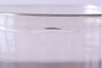 アンティーク雑貨　大正昭和初期　レトロな雰囲気漂う吹きガラス金魚鉢