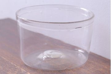 アンティーク雑貨　大正昭和初期　レトロな雰囲気漂う吹きガラス金魚鉢