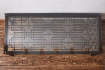 アンティーク家具　【K様オーダー品・決済用】書院欄間センターテーブル