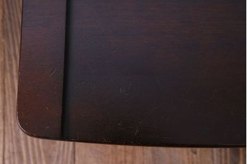 中古　北海道民芸家具　HM620　上質な作りとシンプルなデザインが魅力のラダーバックチェア(椅子、板座チェア、ダイニングチェア)(1)