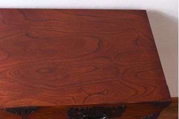 中古美品 伝統民芸家具　No.853　水沢型岩谷堂箪笥(整理箪笥、和タンス、引き出し)(定価約43万円)