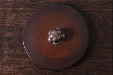 アンティーク雑貨　大正昭和初期　松下電器産業株式会社　創業記念　銀摘　鉄瓶