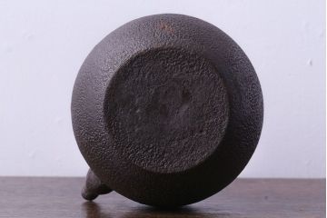 アンティーク雑貨　大正昭和初期　松下電器産業株式会社　創業記念　銀摘　鉄瓶