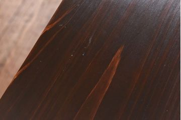 アンティーク家具　和製アンティーク　リメイク　前面ケヤキ材の脚付き二本松箪笥ローボード(和タンス、衣装箪笥)