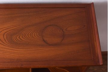 中古　ケヤキ材製　和の雰囲気を高める飾り棚(茶棚)(一部合板使用)