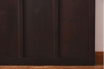 大正ロマン　シックな色合いが上品な印象のガラス戸(ガラス引き戸、引き戸、建具)