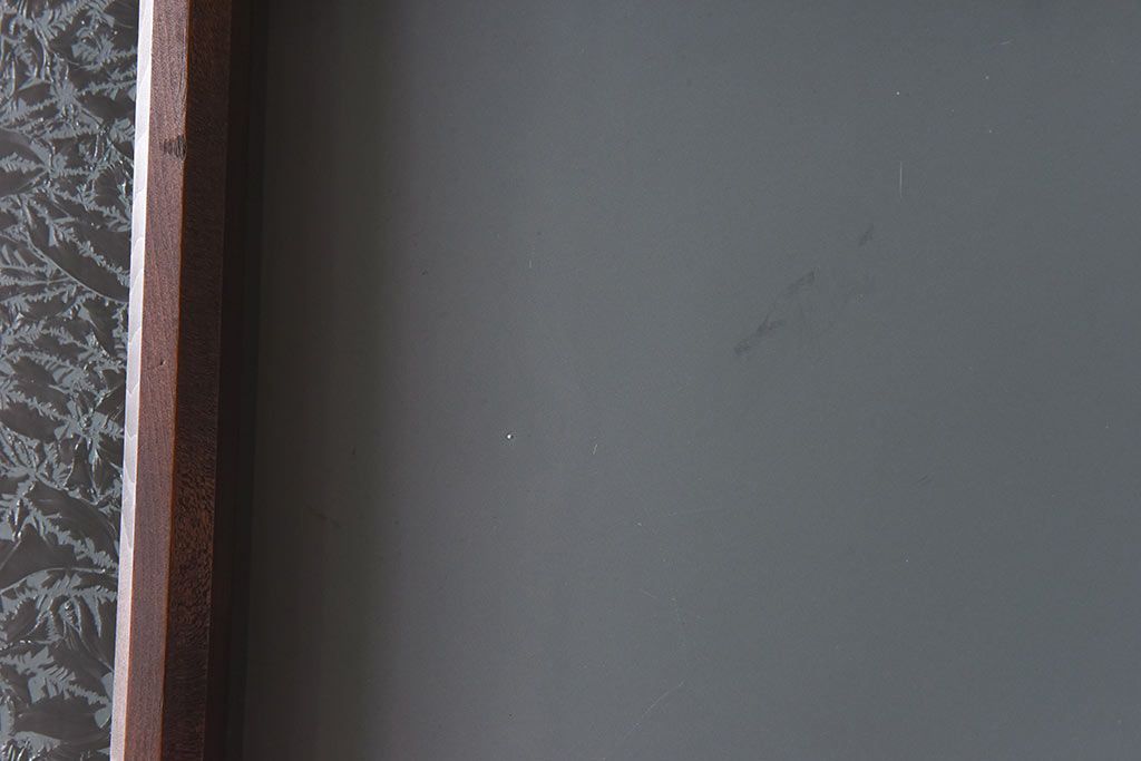 大正ロマン　シックな色合いが上品な印象のガラス戸(ガラス引き戸、引き戸、建具)